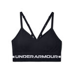 Under Armour Oblečení Under Armour Seamless Low Long Sportovní podprsenka Dámy - černá, světle šedá