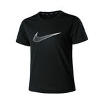 Nike Oblečen&iacute; Nike Dri-Fit One Graphic Tričko D&iacute;vky-Čern&aacute;,B&iacute;l&aacute;