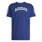 adidas Oblečení adidas Graphic Tričko Muži-Tmavě Modrá,Bílá