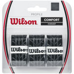 Wilson Vrchní omotávky Wilson Profile Overgrip 3ks V Baleni-Černá
