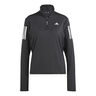 Own The Run B Half-Zip Longsleeve S Dlouh&yacute;m Ruk&aacute;vem D&aacute;my-Čern&aacute;