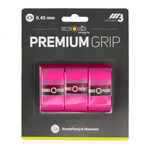 Vrchní Omotávky Tennis-Point Premium Grip weiß 3er
