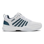 K-Swiss Tenisová obuv K-Swiss Court Express 2 Obuv Na Koberce Muži-Bílá,Petrolejová
