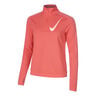 Swoosh Half-Zip Běžecké tričko Dámy - berry, 