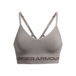 Under Armour Oblečení Under Armour Seamless Low Long Sportovní Podprsenka Dámy-Šedá