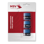 Vrchní Omotávky MSV Overgrip Prespi-Absorb 3er Pack hellblau