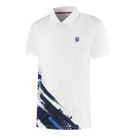 K-Swiss P&oacute;lo K-Swiss KS AP HYPERCOURT PRINT POLO P&oacute;lo Muži-b&iacute;l&aacute;