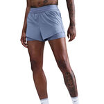 Nike Oblečení Nike Swift 2in1 Běžecké šortky Dámy - blaugrau, stříbrná