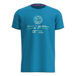 BIDI BADU Oblečení BIDI BADU Good Vibes Logo Tričko Muži - modrá, 