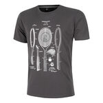 Quiet Please Oblečení Quiet Please Endlessly Rackitecture Tričko Muži-Antrazitová,Bílá