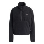 adidas Oblečení adidas Fleece Half-Zip Mikina Dámy-černá