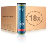 Tenisové Míče Dunlop BTV 2.0 18x 4er im Umkarton