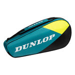 Dunlop Dunlop SX Club Ta&scaron;ka Na Raketu 3ks-Čern&aacute;,Tyrkysov&aacute;