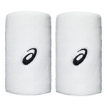 ASICS Tenisov&eacute; oblečen&iacute; ASICS Wrist Band Long Pot&iacute;tko - 2ks v baleni Unisex-b&iacute;l&aacute;