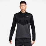 Nike Oblečen&iacute; Nike Pacer Winterized Half-Zip Běžeck&eacute; tričko Muži - antrazitov&aacute;, čern&aacute;