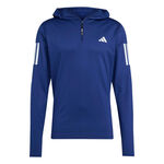 adidas Oblečení adidas Own The Run Winter Half-Zip Běžecká Bunda Muži-Tmavě Modrá