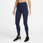 Nike Oblečení Nike Dri-FIT One High Rise Těsné Dámy - tmavě modrá, bílá
