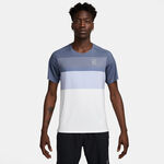 Nike Oblečen&iacute; Nike Court Dri-Fit Advantage Print Tričko Muži-Blaugrau