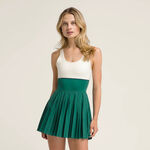 Tenisové Oblečení Wilson W Sportif Tennis Dress Field Green/ Sandrift