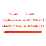 HEAD Př&iacute;slu&scaron;enstv&iacute; pro rakety HEAD Prestige Radical Team 2023 Sada Průchodek-Oranžov&aacute;