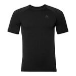 Odlo Oblečen&iacute; Odlo Performance Warm Eco BI Top Crew Neck Tričko Muži-Čern&aacute;