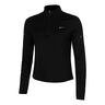 Swift Half-Zip Běžecké tričko Dámy - černá, 