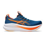 ASICS Neutr&aacute;ln&iacute; obuv ASICS Gel-Nimbus 28 Neutr&aacute;ln&iacute; obuv Muži-modr&aacute;, oranžov&aacute;