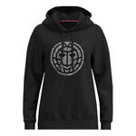 BIDI BADU Oblečení BIDI BADU Protected Leafs Chill Hoody Dámy-Černá,Bílá