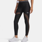 Under Armour Těsn&eacute; Under Armour HeatGear Mesh Těsn&eacute; D&aacute;my-čern&aacute;, b&iacute;l&aacute;