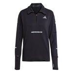 adidas Oblečen&iacute; adidas adi365 Warm Half-Zip Běžeck&eacute; tričko D&aacute;my-čern&aacute;