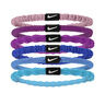 Flex Hair Tie Čelenka 6ks balení Unisex - vícebarevné, fialová