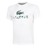 Lacoste Oblečení Lacoste Urban Print Tričko Muži-Bílá