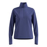 Essential Thermal Midlayer 1/2 Zip Běžecké Tričko Dámy-Modrá