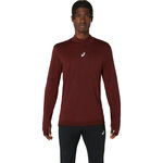 ASICS Oblečení ASICS Road Winter Seamless Běžecké tričko Muži - červené víno, 