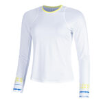 Lucky in Love Oblečení Lucky in Love Shibori Wave S Dlouhým Rukávem Dámy-Bílá