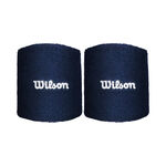 Tenisové Oblečení Wilson U Terry Logo Wristbands Bright White