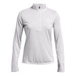 Under Armour Oblečení Under Armour Tech Half-Zip Twist S Dlouhým Rukávem Dámy-Šedá