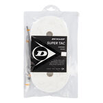 Vrchní Omotávky Dunlop D TAC SUPER TAC OVERGRIP WHITE 30PCS