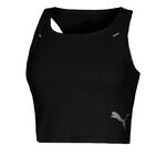 Puma Oblečení Puma Run Ultraspun Crop Běžecké Tričko Dámy - Černá