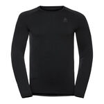 Odlo Oblečení Odlo Performance Warm Eco BI Top Crew Neck S Dlouhým Rukávem Muži-Černá
