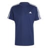 Training Essential Base 3 Stripes Tričko Muži-Tmavě Modrá,Bílá