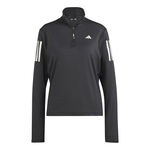 adidas Oblečen&iacute; adidas Own The Run B Half-Zip Longsleeve S Dlouh&yacute;m Ruk&aacute;vem D&aacute;my-Čern&aacute;