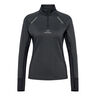 Mesa Half-Zip Běžecký Top Dámy-Černá