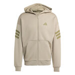 adidas Oblečení adidas 3Stripes Full-Zip Tréninková bunda Muži-béžová