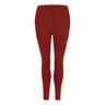 Road High Waist Běžecké Punčocháče Dámy-Červené Víno