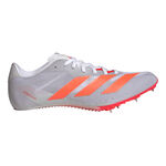 adidas Běžeck&aacute; obuv adidas Sprintstar Spikes Unisex-b&iacute;l&aacute;, červen&aacute;