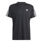 adidas Oblečení adidas Essentials Train 3-Stripes Training Tričko Muži-Černá,Bílá