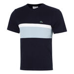 Lacoste Tričko Lacoste Colorblock Tričko Muži - tmavě modr&aacute;, b&iacute;l&aacute;