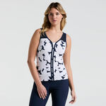 Original Penguin Oblečení Original Penguin Riviera Floral Sportovní Tílko Dámy-Tmavě Modrá