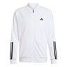 3 Stripes Knit Tréninková Bunda Muži-Bílá,Černá